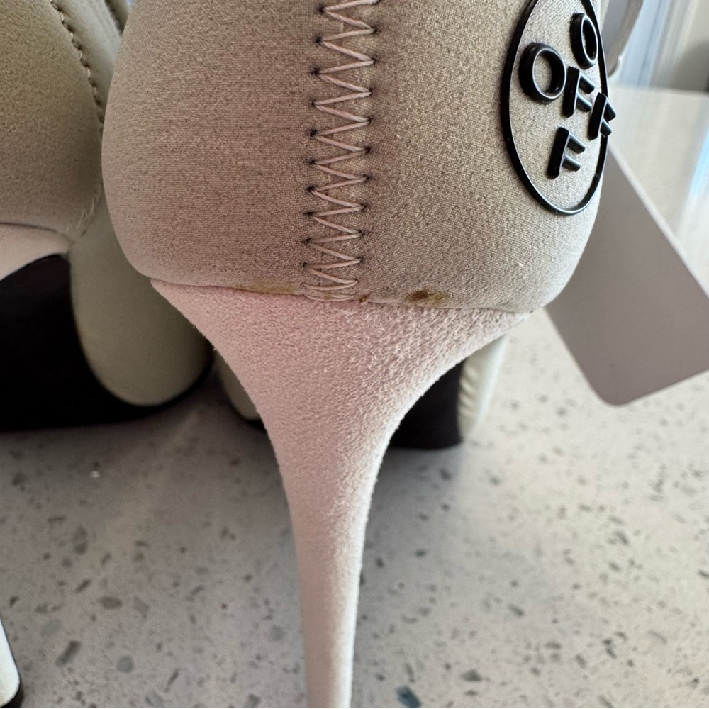 Off-White Women's White Heels - Picture 8 of 16